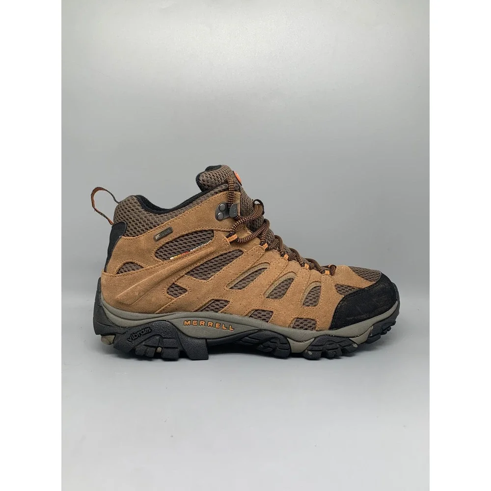 Merrell Moab 2 Mid Waterproof Earth Hiking Boots J88623W Men's Sz 10.5